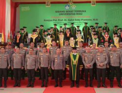 Komjen Pol Prof Dr Gatot Eddy Pramono MSi Dikukuhkan sebagai Profesor Bidang Ilmu Hukum (Pemolisian yang Humanis)  Universitas Riau