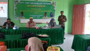 SMPN 10 Tapung Workshop IKM 2022-2023