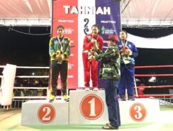 Atlet Muay Thai Lanud Rsn Raih Dua Emas
