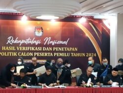 Inilah 17 Parpol yang Lolos Jadi Peserta Pemilu 2024