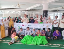 Angkasa Pura Bersama IZI Riau Bagikan Bingkisan Yatim Dhuafa
