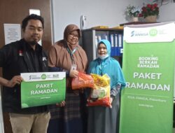 IZI Riau Bersama RSIA Annisa Salurkan Paket Ramadan
