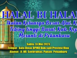 Lusa, IKBL Meranti Pekanbaru Halal Bihalal
