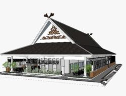 Rest Area Tol Pekanbaru-Dumai Kental Nuansa Melayu Riau
