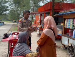 Ketapang Beach Festival, Momen Sosialisasi Pemilu Damai Polsek di Rupat