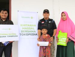 Tokopedia bersama IZI Riau Khitan Massal Gratis di Pedalaman Inhil