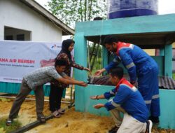 Pertagas Resmikan Sarana Distribusi Air Bersih di Rokan Hilir