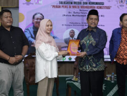 Kolaborasi MK, FJPI dan UMRI Gelar Diskusi Sinergi Jurnalis Bersama Dr Suhartoyo