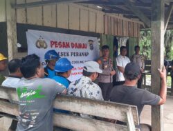 Polsek Peranap: Ayo Ajak Keluarga yang Terdaftar, Mencoblos!