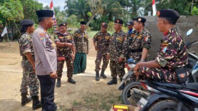 Polsek Rengat Barat Ajak Banser Kawal Pilkada Damai