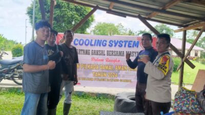 Kapolsek Batang Cenaku Dorong Partisipasi Pemilih di Lingkungan Ponpes