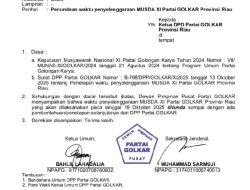 Musda Golkar Riau Ditunda, Alasan tak Ada