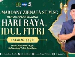 HM Sumardany Ajak Warga Pekanbaru Maknai Idul Fitri, Pererat Persaudaraan