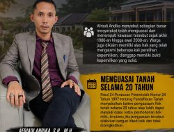 Kekuatan Hukum Penguasaan Fisik Tanah jadi Sorotan Tajam
