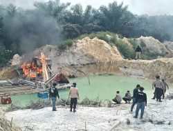 525 Rakit PETI di Kuansing Diratakan, Polisi Temukan Indikasi Narkotika